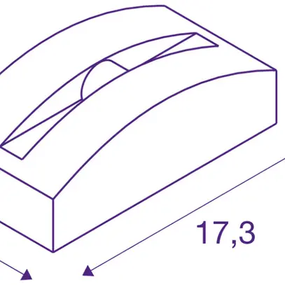 Plafoniera/applique LED SLV OUT-BEAM FRAME CW 3.5W 60lm 3000K IP55 bianco 