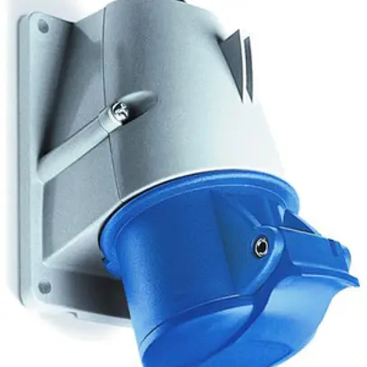 Prise AP CEE 2LPE 16A 200…250VAC IP44, bleu 