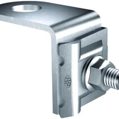 Linguetta di raccordo AV 25 acciaio inossidabile A2, filo Ø 6…8mm, 90° 