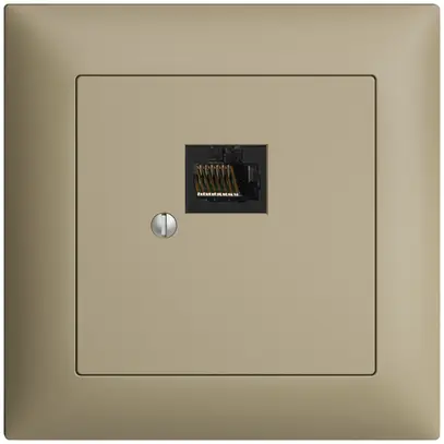 Boîte ENC 1×RJ45/u 8P EDIZIOdue sand R&M swissline 