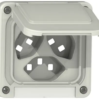 Partie supérieure SUPRA gris clair pour 3×T23/1 avec couvercle 