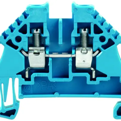 Morsetto di passaggio Weidmüller WDU N connessione a vite 4mm² 32A TS35 blu 