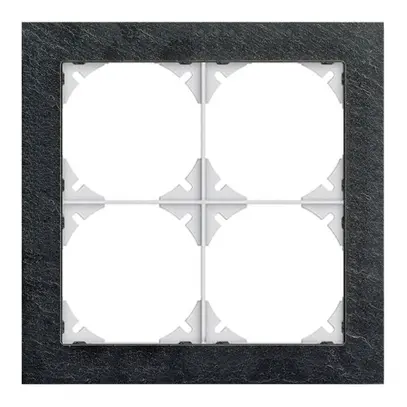 Telaio di copertura EDIZIOdue prestige 2×2 ardesia 