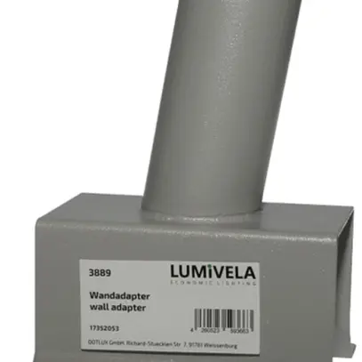 Supporto angolare a parete DOTLUX DOLPHIN alluminio Ø38mm grigio 