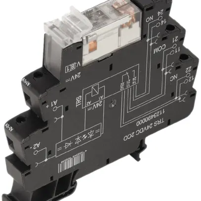 Interface relais TERMSERIES TRS 12VDC LED vert 2C 250VAC 8A connexion à vis 