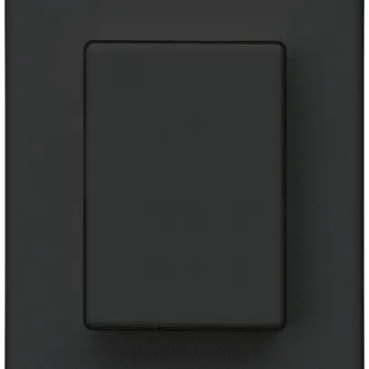 Interruttore a pulsante INS Hager FLF 10A/250V 3/1L nero 