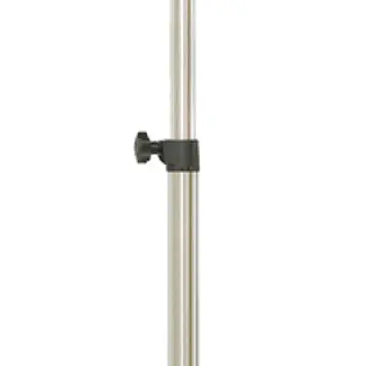 Piedistallo Sonnenkönig per radiatori a IR, 9kg 45×102…205×45cm argento 