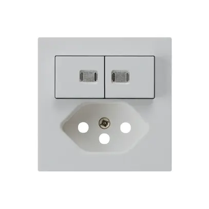 Kit frontal kallysto 60×60 gris clair avec 2 lentilles pour combinaison S1/T13 