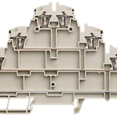 Morsetto a più piani WM ZVLD 2.5 connessione a molla 2.5mm² 4 piani beige 