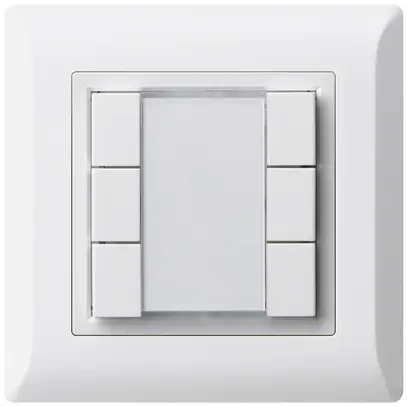 Poussoir universel ENC 6×kallysto.line sans LED blanc 
