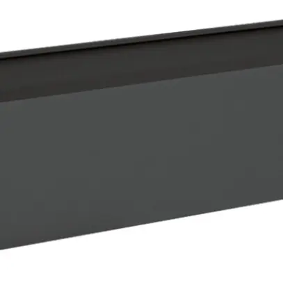 Socle Hager univers 200×1050×275mm pour armoire FR noir RAL 9005 