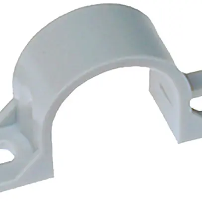Bride 2 vis PA/GFK M40 gris clair 