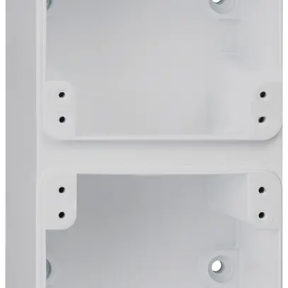 Boîtier AP robusto 2×1 gris 86×180×48mm 