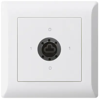 Interruttore rotativo INC kallysto.line 0/3L bianco per serratura senza cilindro 
