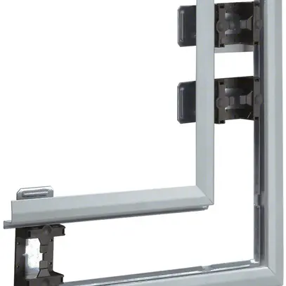 Angolo piatto Hager per BKIS 25mm zinc. 