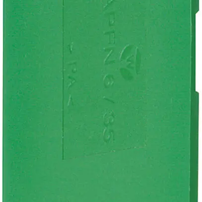 Parete d'estremità Hager per KYA06EH2 bride PE 6mm² verde 