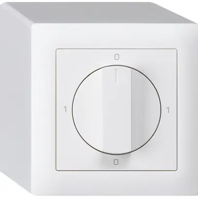 Interruttore rotativo AP kallysto 0/3L bianco con manopola 