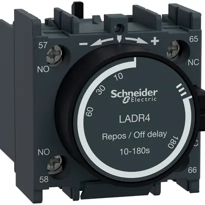Blocco a tempo Schneider Electric LADR4 ritardato a la cadutaTeSys 