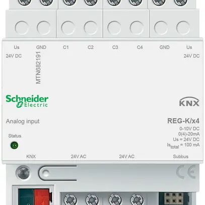 Entrata analogica AMD KNX Schneider Electric 4-volte, MTN682191 