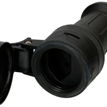 Verlängerung MH T13/T13 IP55 mit FI 30mA Typ A Td 3×1.5mm² 5m schwarz 