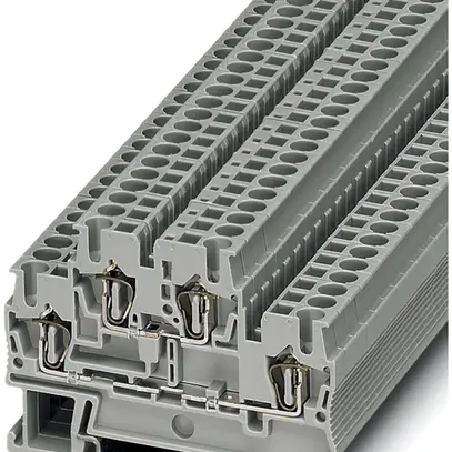 Morsetto 0.08…4mm² raccordo a molla grigio 