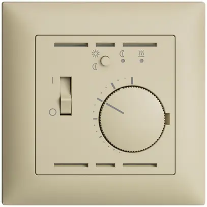 Kit frontale EDIZIOdue vanille 88×88mm per termostato ambiente 