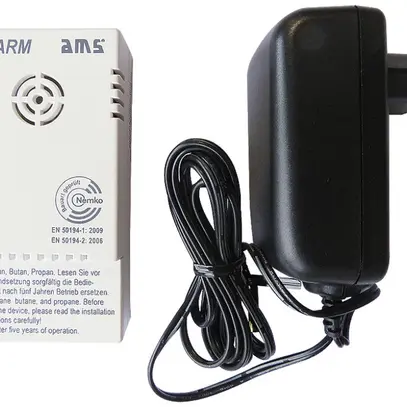 Détecteur de gaz AP AMS P100, méthane/butane/propane, incl. bloc d'alimentation 