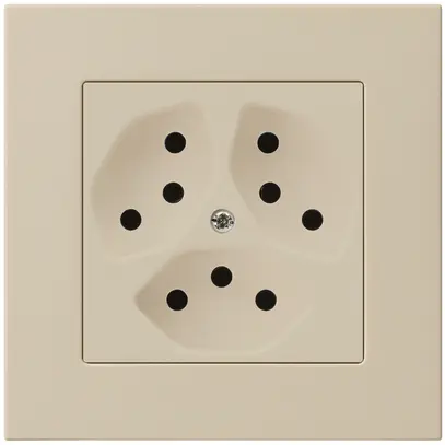 Prise ENC kallysto.pro 3×T13 beige 