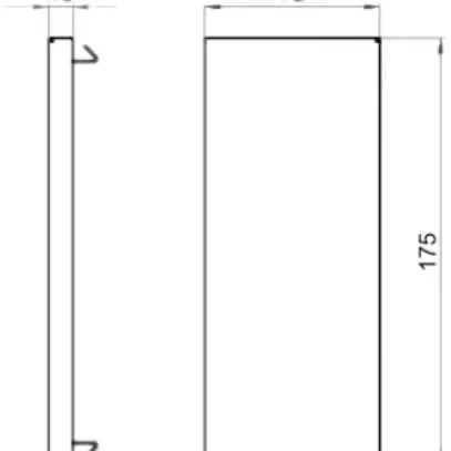 Piastra terminale Bettermann GS-E70170 bianco puro 