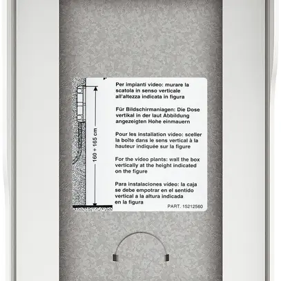 Scatola AP Sfera 2 moduli bianco 