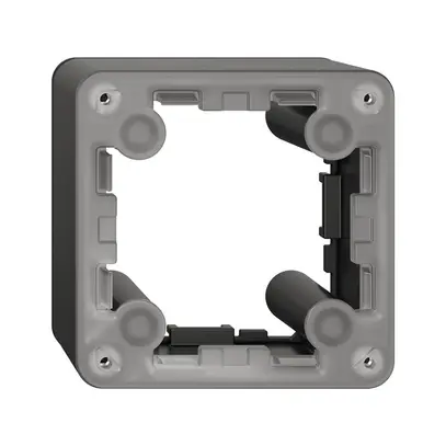 Cadre intermédiaire NEVO, H=33mm, pour NAP.Q et NUP.Q, avec joint noir, noir 