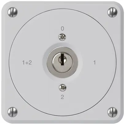 Interruttore a chiave INC robusto senza copertura 1/1P grigio per combinazione 
