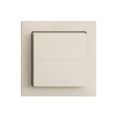 Pulsante RF Bluetooth Feller EDIZIOdue F, Low Energy, 2c/1t, senza pile, crema 