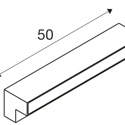 Paletto luminoso LED SLV L-LINE 60 11.5W 800lm 3000/4000K IP65 antracite 