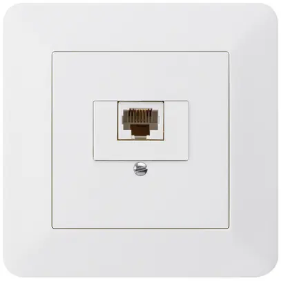 Prise de raccordement INC kallysto.trend 1×RJ45u blanc 