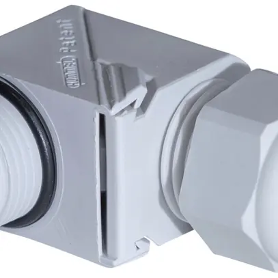 Pressacavo 90° WADI C-W, M25 per cavo Ø13…18mm 11mm PA IP68 grigio chiaro 