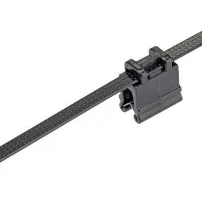 Clip di bordo PAN c.fascetta BT2S-300 fissaggio bordo 0.7…3mm a piombo 