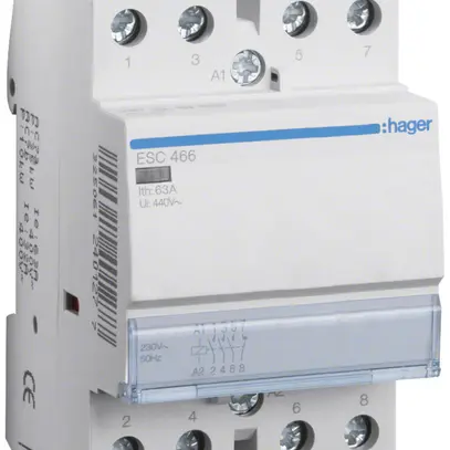 Contattore AMD Hager 230VAC 3 chiusura 1 apertura 63A 3UM 
