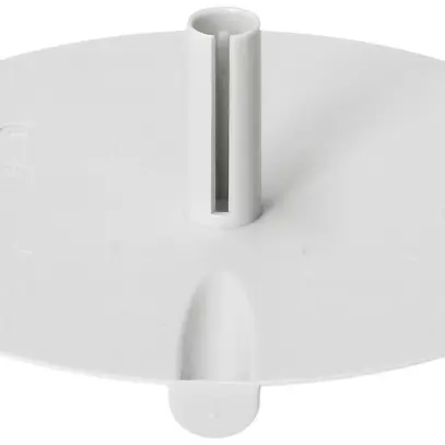 Rosetta di copertura MH clip a molla+entrata a innesto Ø98×9mm grigio chiaro 
