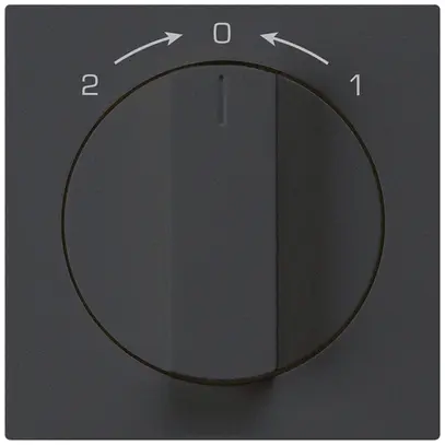 Kit frontal pour contact pivotant noir 60×60mm kallysto 1->0<-2 