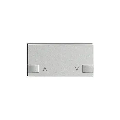 Pulsante 1/2 ZEP, motore silver 