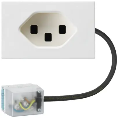 Presa INS FLF tipo 23 L3 bianco per cavo piatto Ecobus power 