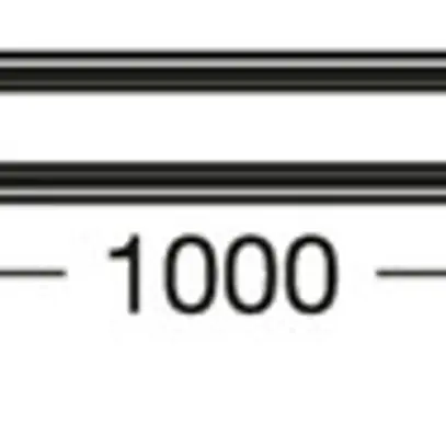 Binario conduttore AP LEDVANCE TRACKLIGHT alluminio 1000mm bianco 