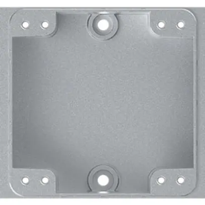 Intestazione AP Hager robusto 1×3 orizzontale 276×86mm alluminio 