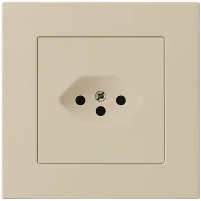 Presa INC kallysto.pro T13 beige con protezione bambini 