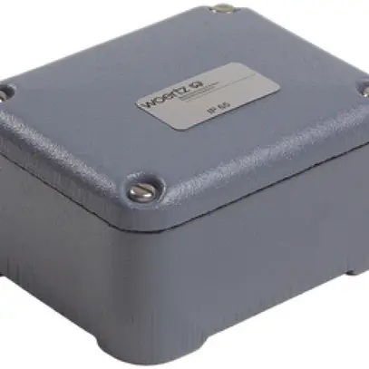 Boîte de dérivation en fonte Woertz IB 6×M32 gris 