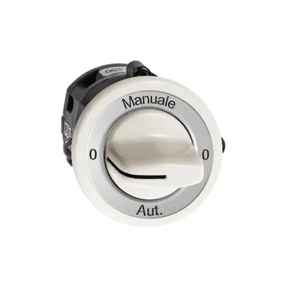 Interruttore rot. INC 0-Manu.- 0-Aut FH 2/1P bianco con manopola 