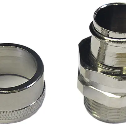 Raccordo per tubi Plica S-B, M20 Ø20mm ottone nichelato IP40 