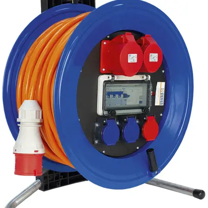 Eurouleur de câble Steffen en matière synthétique 3×T13 EPR-PUR 5×4mm² 30m 