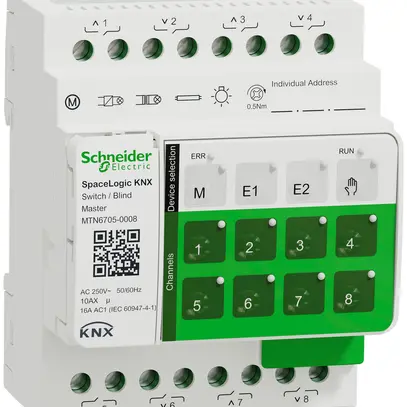 Actionneur de commutation/store Schneider Electric SpaceLogic 8-fois 16A 